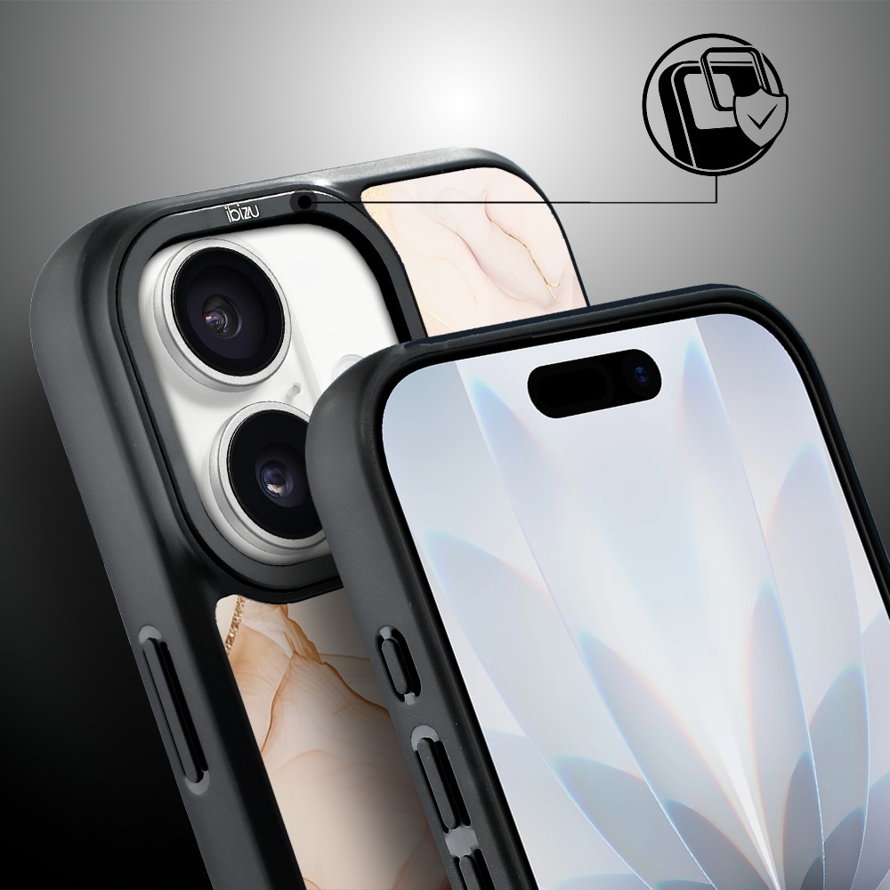 Etui do iPhone 17 IBIZU DropGuard Matt z MagSafe, Ethereal Essence, Różany alabaster (8)