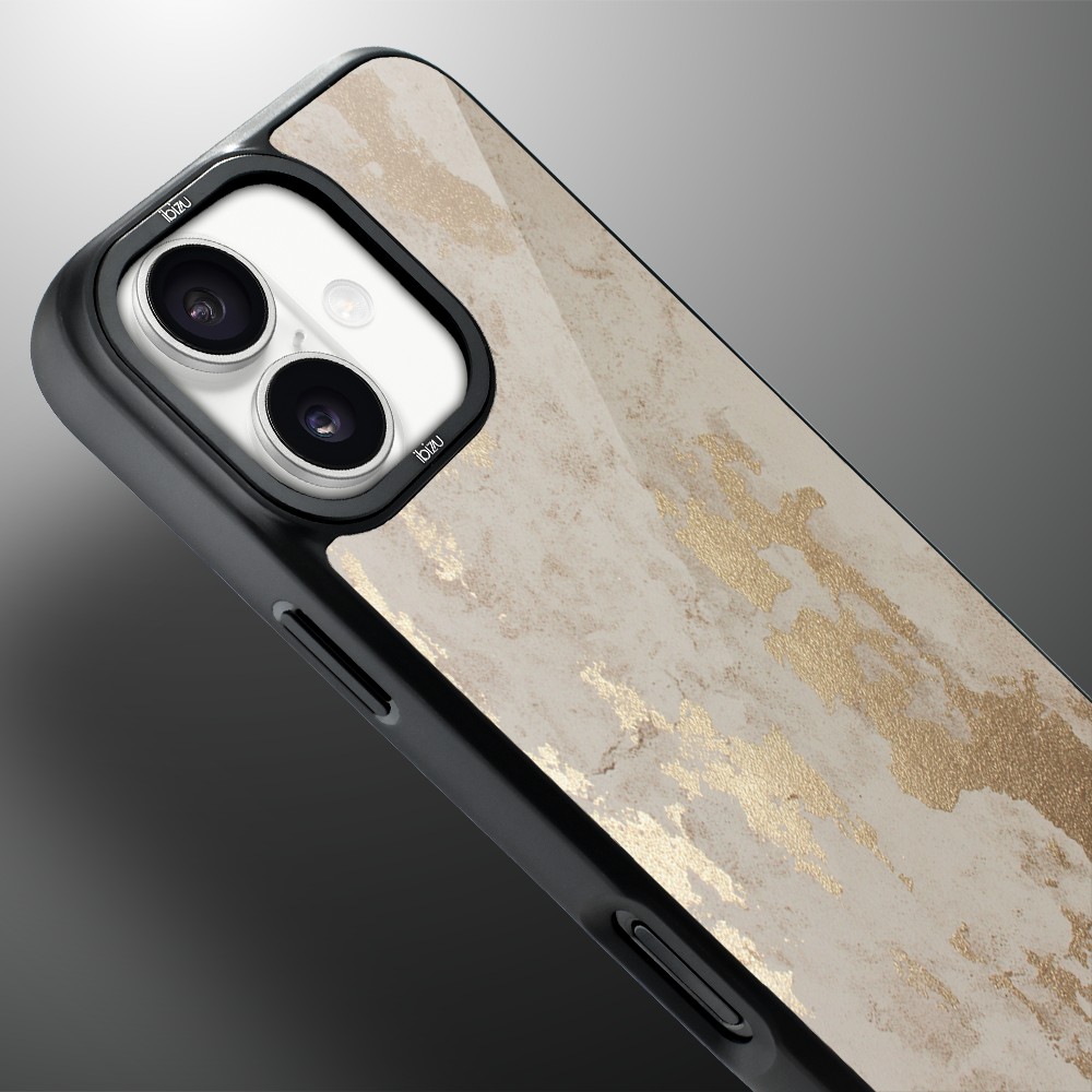 Etui do iPhone 17 IBIZU DropGuard Matt z MagSafe, Ethereal Essence, Szampańskie Złoto (2)