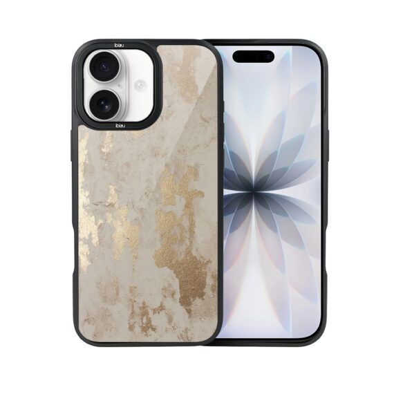 Etui do iPhone 17 IBIZU DropGuard Matt z MagSafe, Ethereal Essence, Szampańskie Złoto (6)