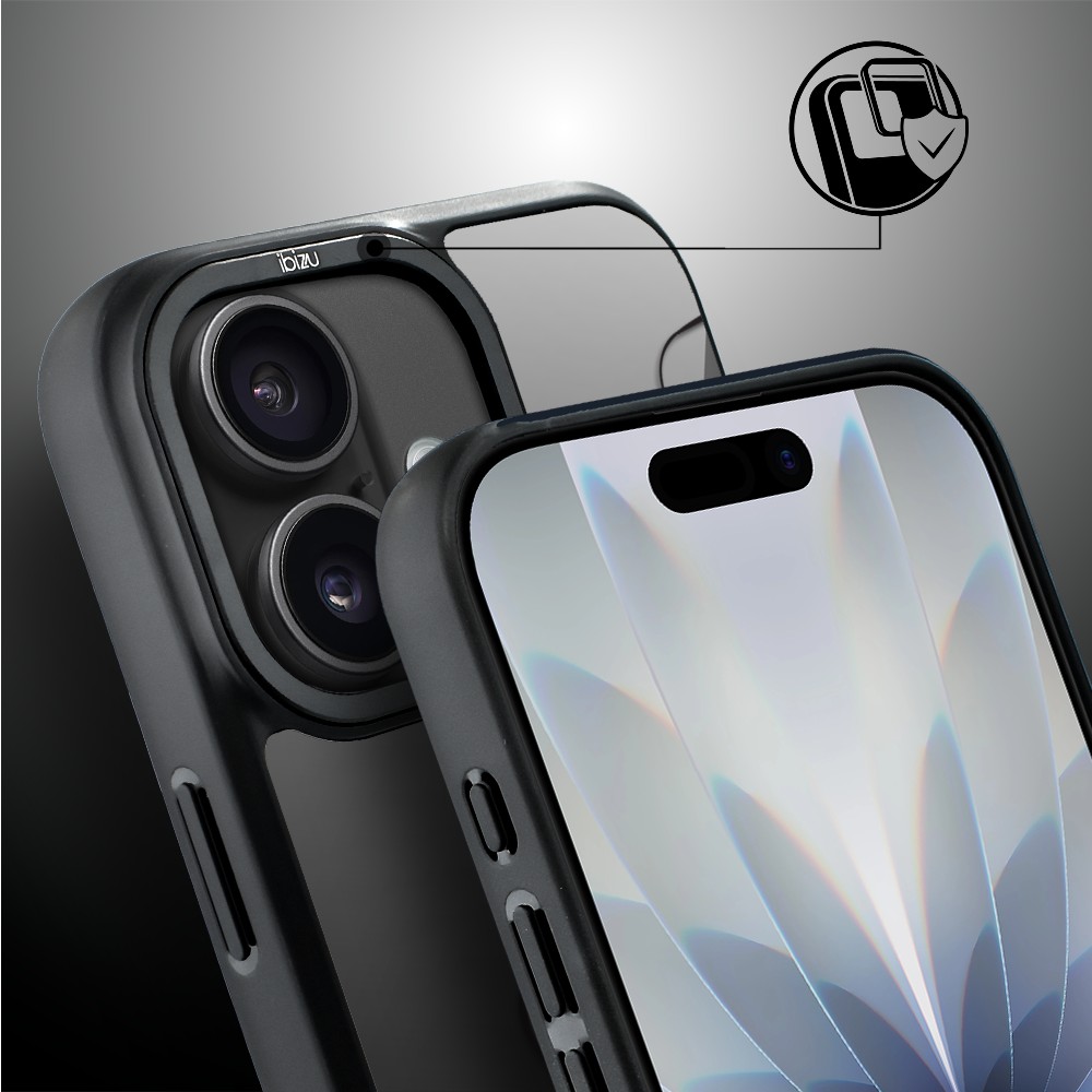 Etui do iPhone 17 IBIZU DropGuard Matt z MagSafe, Midnight, Karty do gry (1)