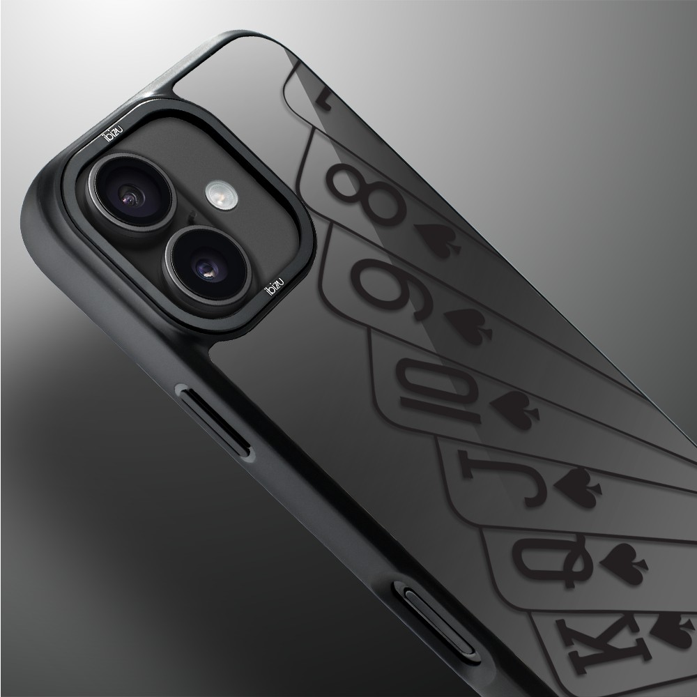 Etui do iPhone 17 IBIZU DropGuard Matt z MagSafe, Midnight, Karty do gry (2)