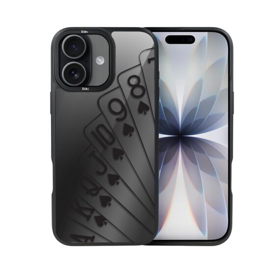 Etui do iPhone 17 IBIZU DropGuard Matt z MagSafe, Midnight, Karty do gry (6)