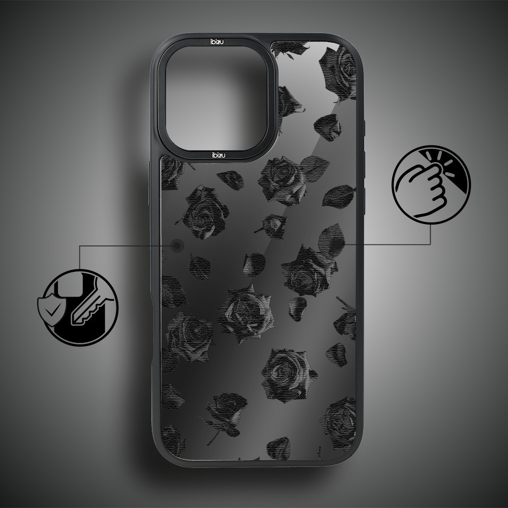 Etui do iPhone 17 IBIZU DropGuard Matt z MagSafe, Midnight, Sen róż (4)