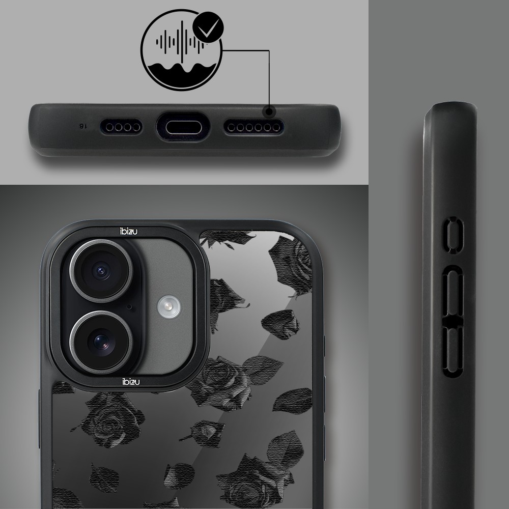 Etui do iPhone 17 IBIZU DropGuard Matt z MagSafe, Midnight, Sen róż (8)