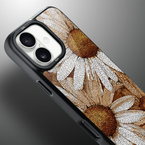 Etui do iPhone 17 IBIZU DropGuard Matt z MagSafe, Modern Classics, Mozaika Rumianków3