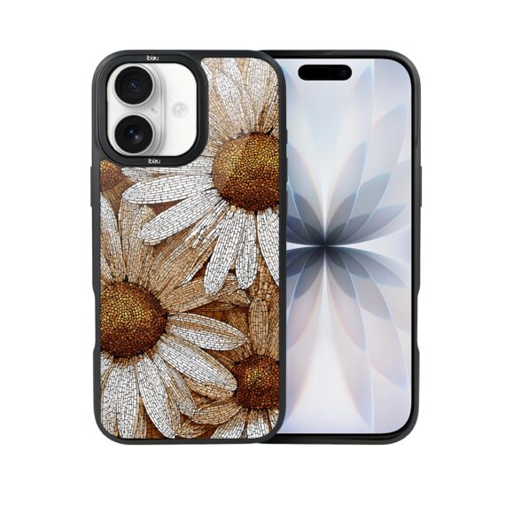 Etui do iPhone 17 IBIZU DropGuard Matt z MagSafe, Modern Classics, Mozaika Rumianków7