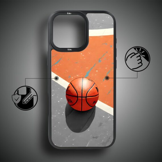 Etui do iPhone 17 IBIZU DropGuard Matt z MagSafe, #Move, Koszykówka (4)