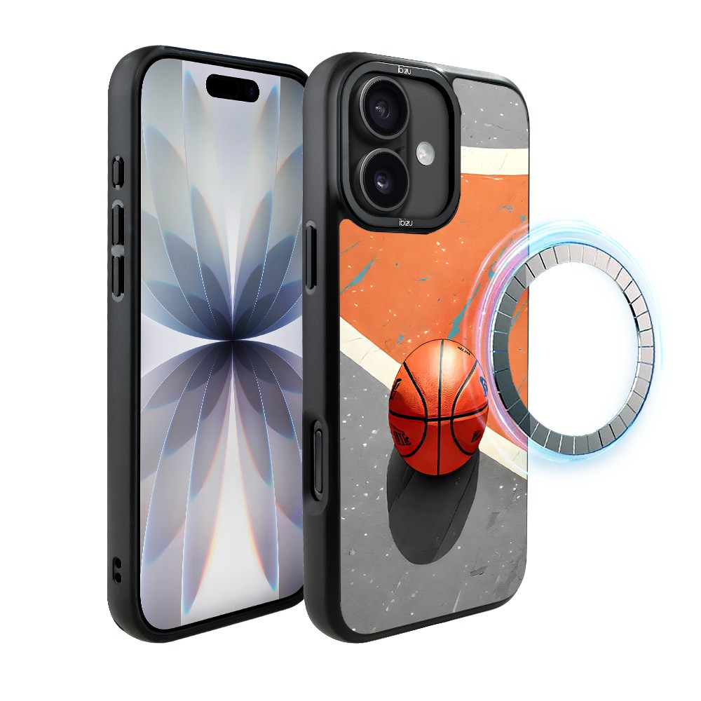 Etui do iPhone 17 IBIZU DropGuard Matt z MagSafe, #Move, Koszykówka