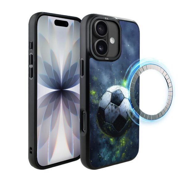 Etui do iPhone 17 IBIZU DropGuard Matt z MagSafe, #Move, Piłka nożna