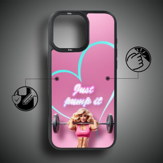 Etui do iPhone 17 IBIZU DropGuard Matt z MagSafe, #Move, Pump it love (4)