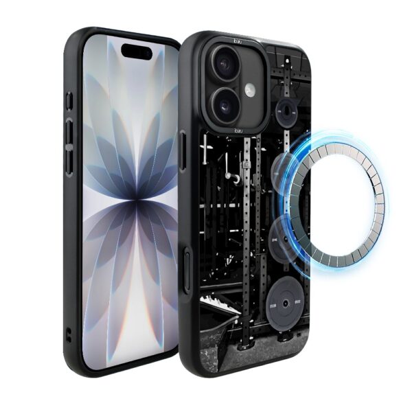 Etui do iPhone 17 IBIZU DropGuard Matt z MagSafe, #Move, Stacja żelazo