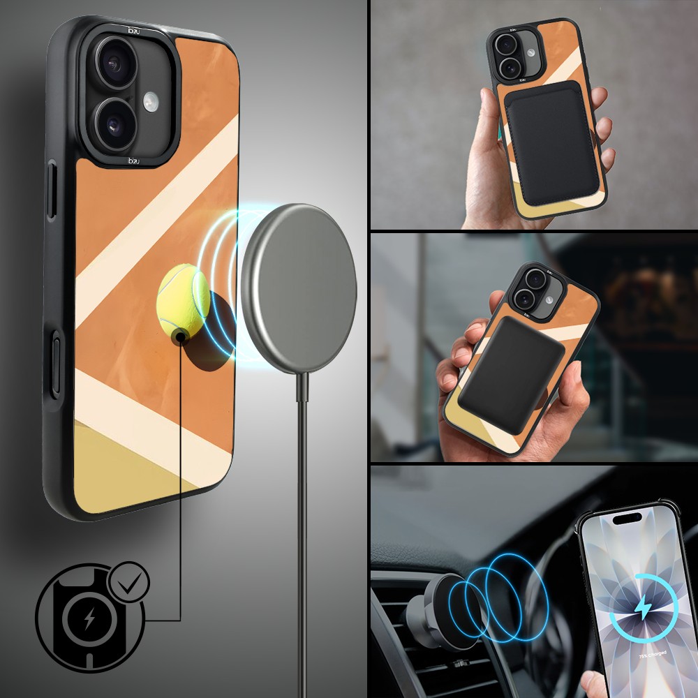 Etui do iPhone 17 IBIZU DropGuard Matt z MagSafe, #Move, Tenis (3)