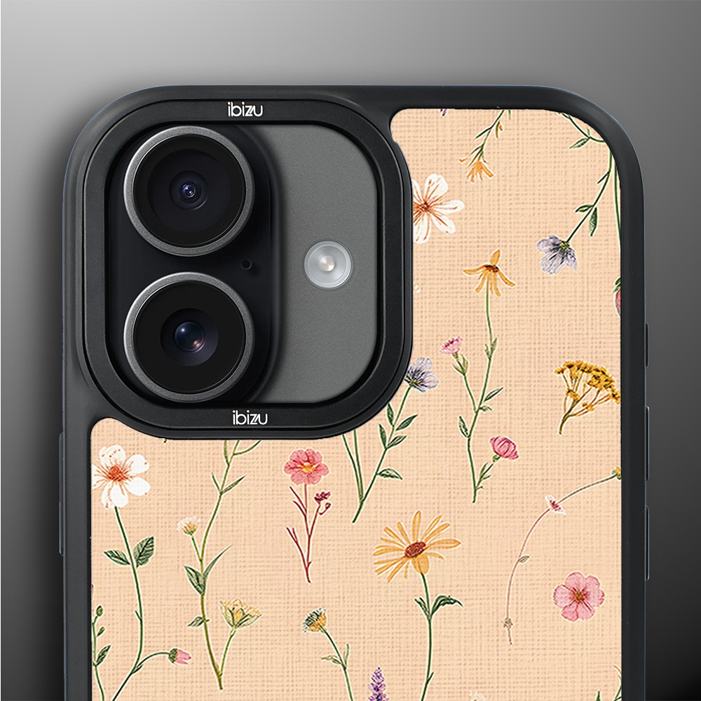 Etui do iPhone 17 IBIZU DropGuard Matt z MagSafe, Pastel Bloom, Koralowa Łąka (7)