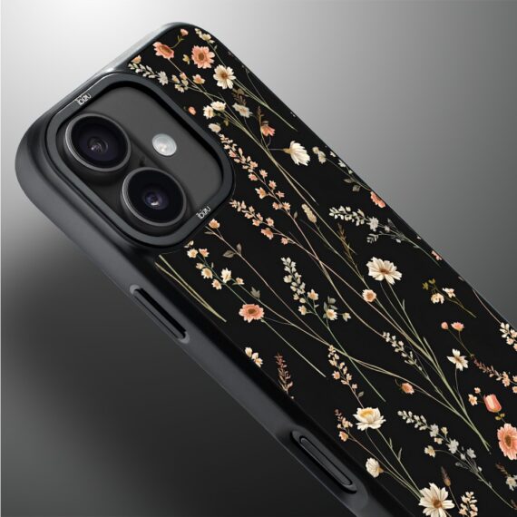 Etui do iPhone 17 IBIZU DropGuard Matt z MagSafe, Pastel Bloom, Północny ogród (5)