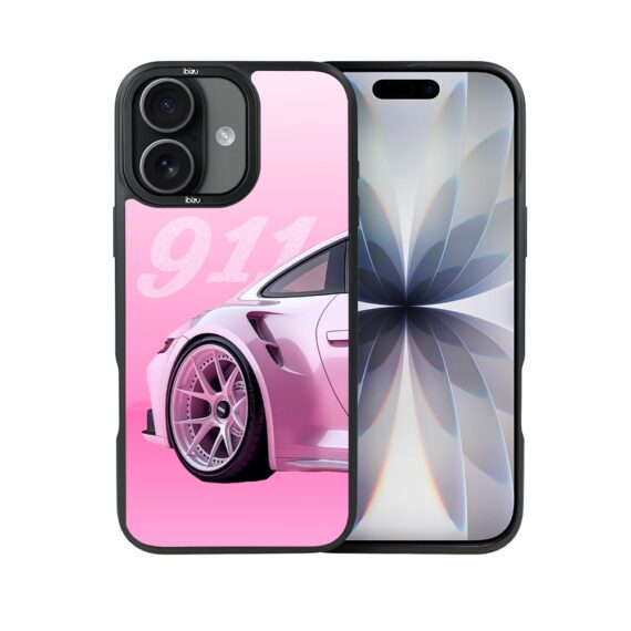 Etui do iPhone 17 IBIZU DropGuard Matt z MagSafe, TechDrive, 911 różowe (1)