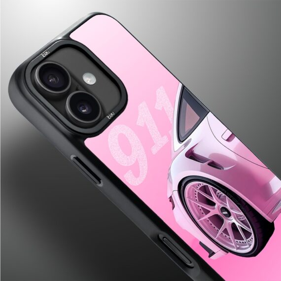 Etui do iPhone 17 IBIZU DropGuard Matt z MagSafe, TechDrive, 911 różowe (5)