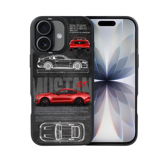 Etui do iPhone 17 IBIZU DropGuard Matt z MagSafe, TechDrive, GT V8 “Coyote” (1)