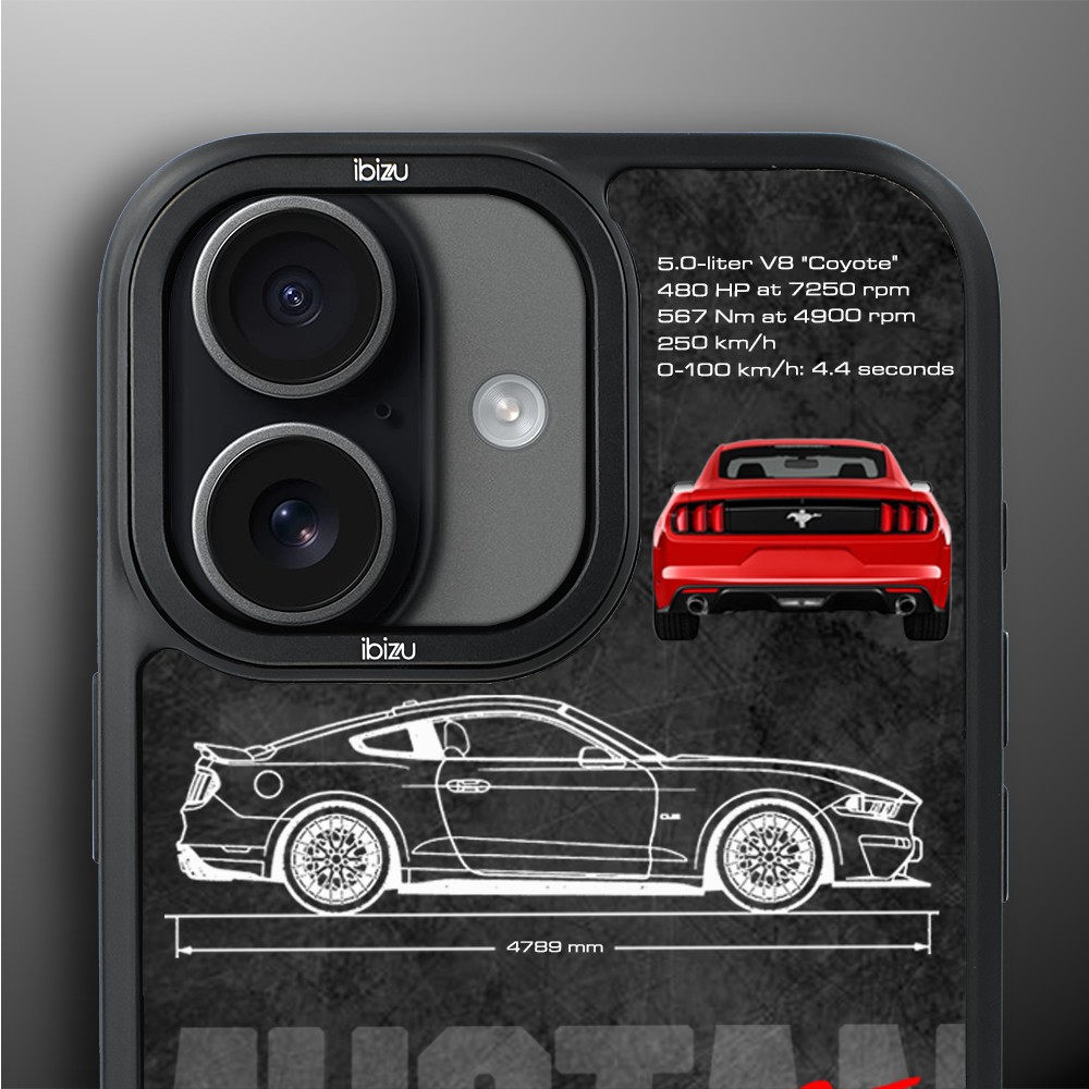Etui do iPhone 17 IBIZU DropGuard Matt z MagSafe, TechDrive, GT V8 “Coyote” (2)