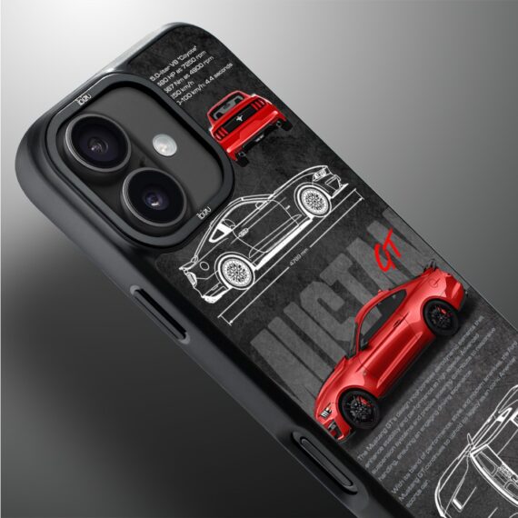 Etui do iPhone 17 IBIZU DropGuard Matt z MagSafe, TechDrive, GT V8 “Coyote” (5)