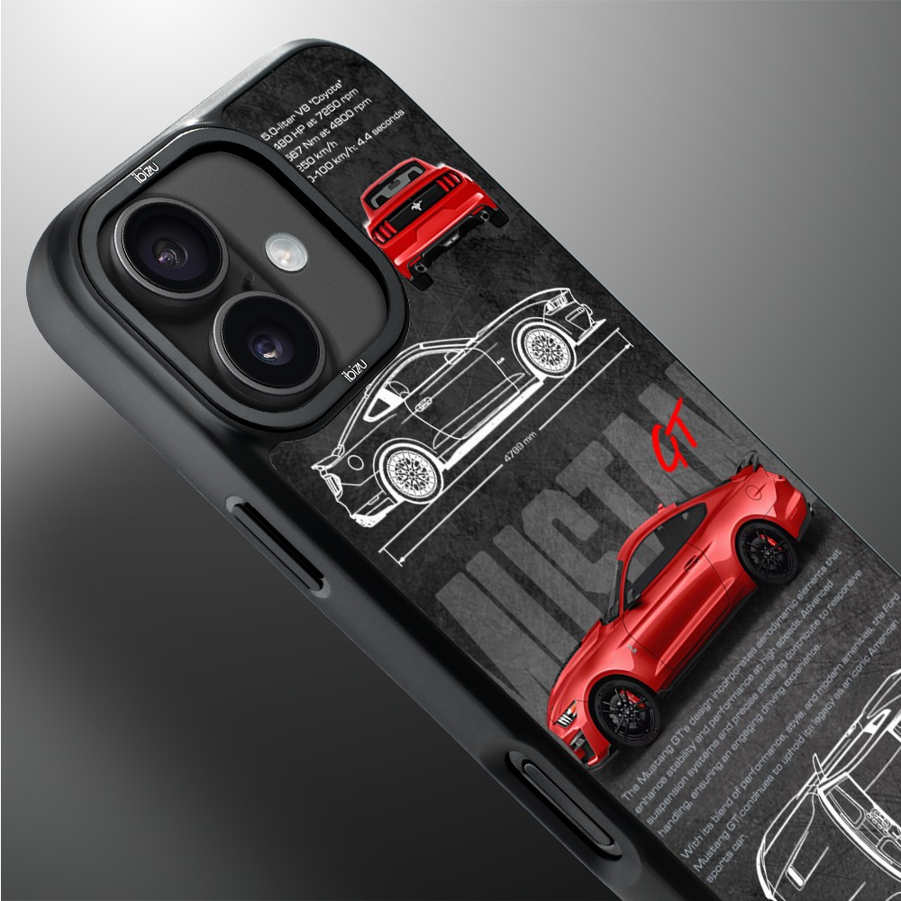 Etui do iPhone 17 IBIZU DropGuard Matt z MagSafe, TechDrive, GT V8 “Coyote” (5)