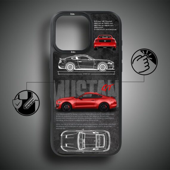 Etui do iPhone 17 IBIZU DropGuard Matt z MagSafe, TechDrive, GT V8 “Coyote” (7)