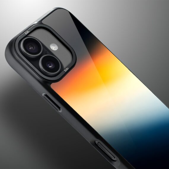 Etui do iPhone 17 IBIZU DropGuard Matt z MagSafe, Twilight Dreams, Aurora3