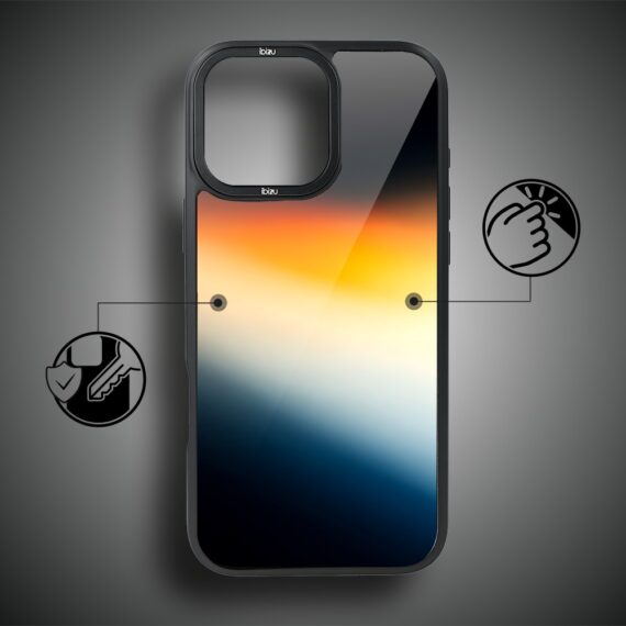 Etui do iPhone 17 IBIZU DropGuard Matt z MagSafe, Twilight Dreams, Aurora5