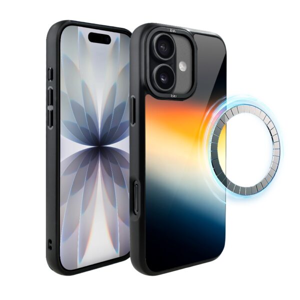 Etui do iPhone 17 IBIZU DropGuard Matt z MagSafe, Twilight Dreams, Aurora