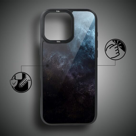 Etui do iPhone 17 IBIZU DropGuard Matt z MagSafe, Twilight Dreams, Deep Ocean5