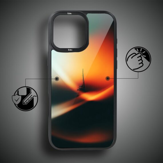 Etui do iPhone 17 IBIZU DropGuard Matt z MagSafe, Twilight Dreams, Golden Hour5