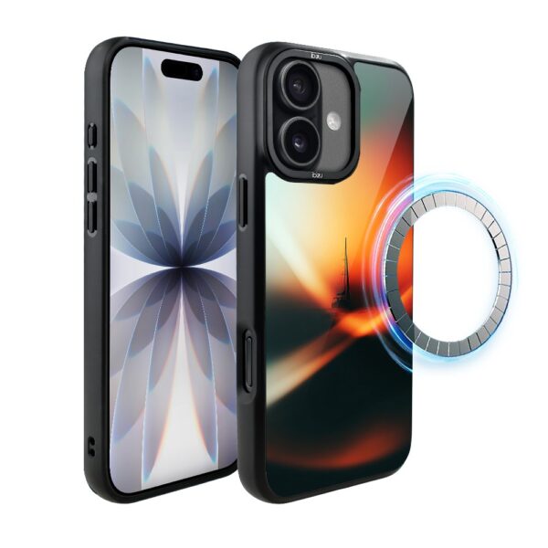 Etui do iPhone 17 IBIZU DropGuard Matt z MagSafe, Twilight Dreams, Golden Hour