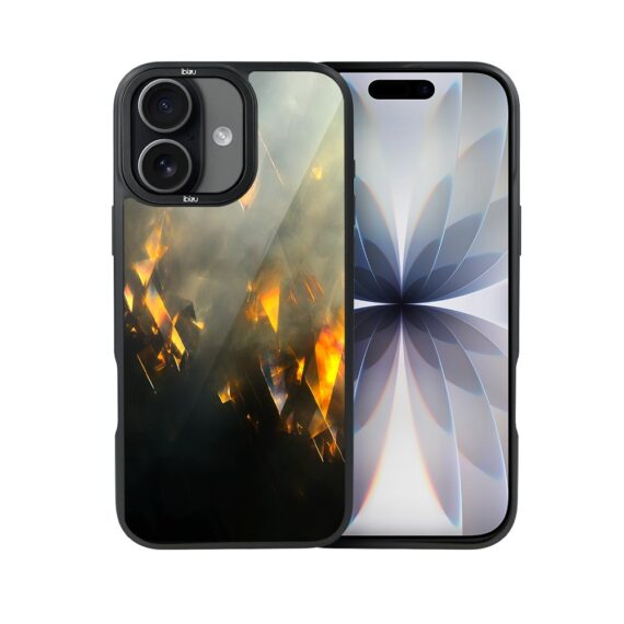 Etui do iPhone 17 IBIZU DropGuard Matt z MagSafe, Twilight Dreams, Golden Sparks7