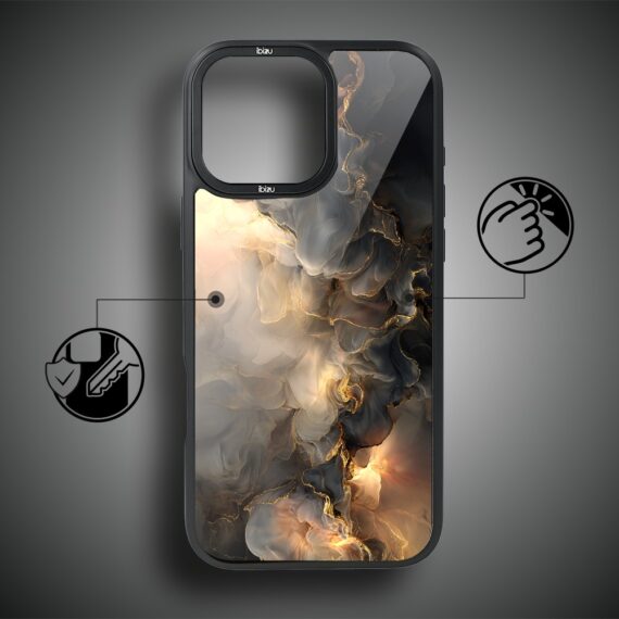 Etui do iPhone 17 IBIZU DropGuard Matt z MagSafe, Twilight Dreams, Stardust5