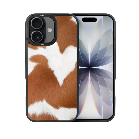 Etui do iPhone 17 IBIZU DropGuard Matt z MagSafe, Zew Natury, Alpejska krowa (1)