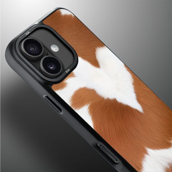 Etui do iPhone 17 IBIZU DropGuard Matt z MagSafe, Zew Natury, Alpejska krowa (5)