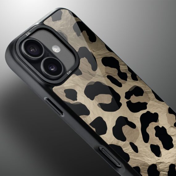 Etui do iPhone 17 IBIZU DropGuard Matt z MagSafe, Zew Natury, Dziki Leopard3
