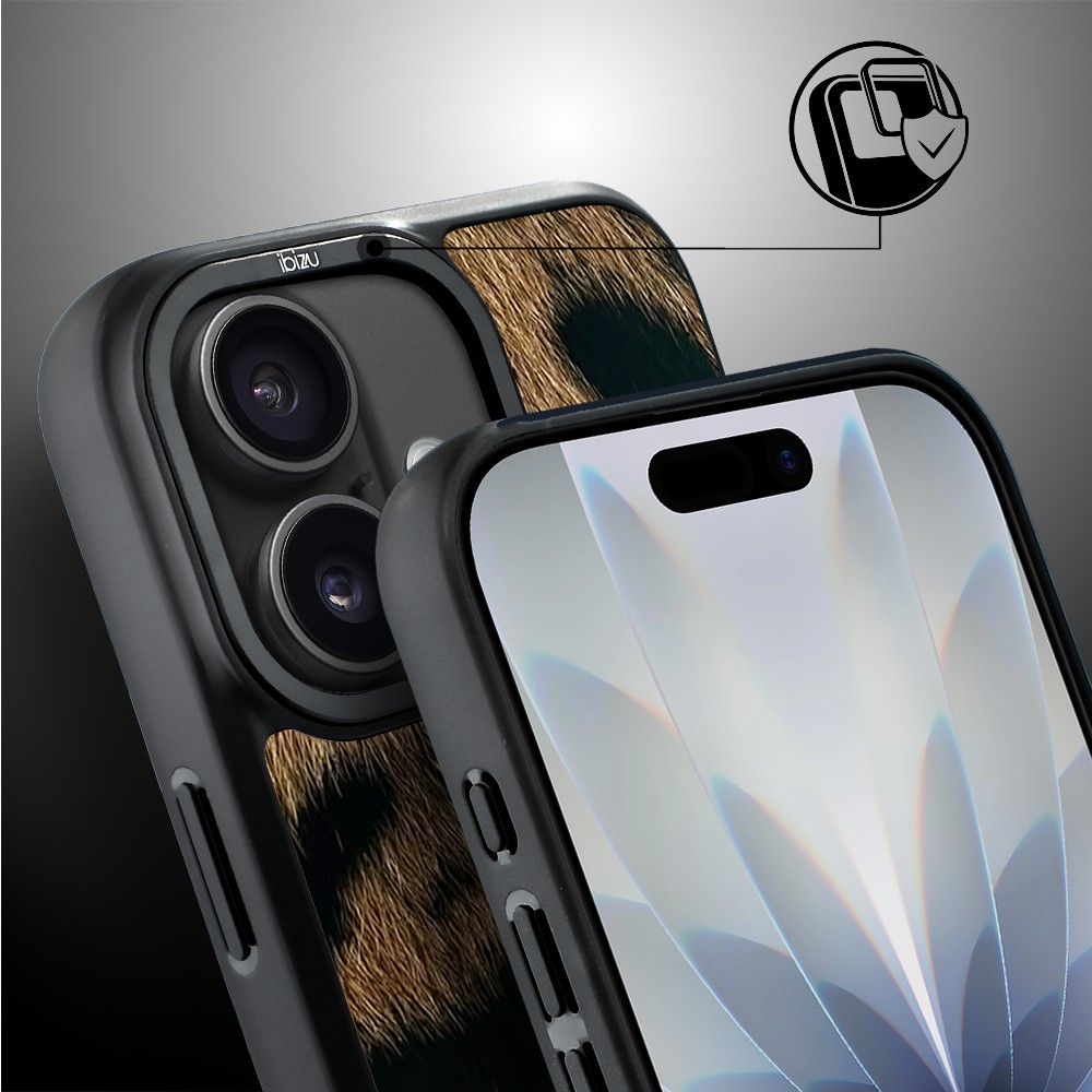 Etui do iPhone 17 IBIZU DropGuard Matt z MagSafe, Zew Natury, Lampart1 (3)