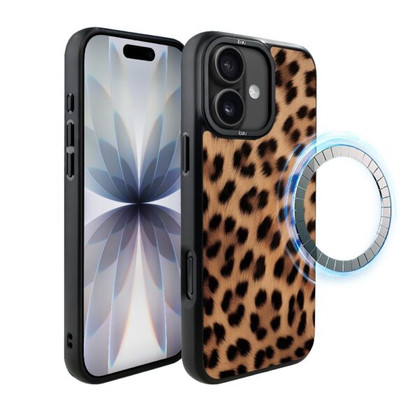 Etui do iPhone 17 IBIZU DropGuard Matt z MagSafe, Zew Natury, Pantera (5)