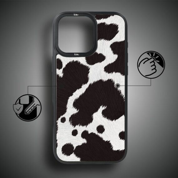 Etui do iPhone 17 IBIZU DropGuard Matt z MagSafe, Zew Natury, Polska Krowa (7)