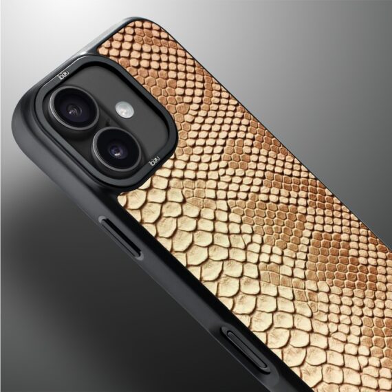 Etui do iPhone 17 IBIZU DropGuard Matt z MagSafe, Zew Natury, Wąż (2)