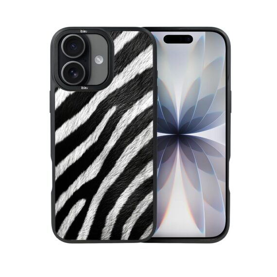 Etui do iPhone 17 IBIZU DropGuard Matt z MagSafe, Zew Natury, Zebra (6)