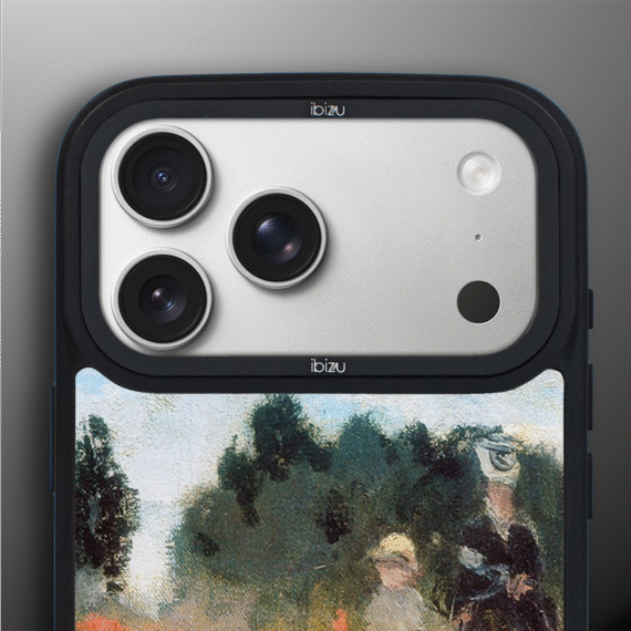 Etui do iPhone 17 Pro IBIZU DropGuard Matt z MagSafe, Claude Monet, pole maków ip 17 pro