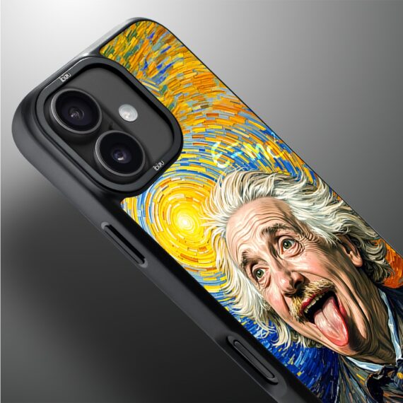 Etui do iPhone 17 Pro IBIZU DropGuard Matt z MagSafe, Einstein (2)