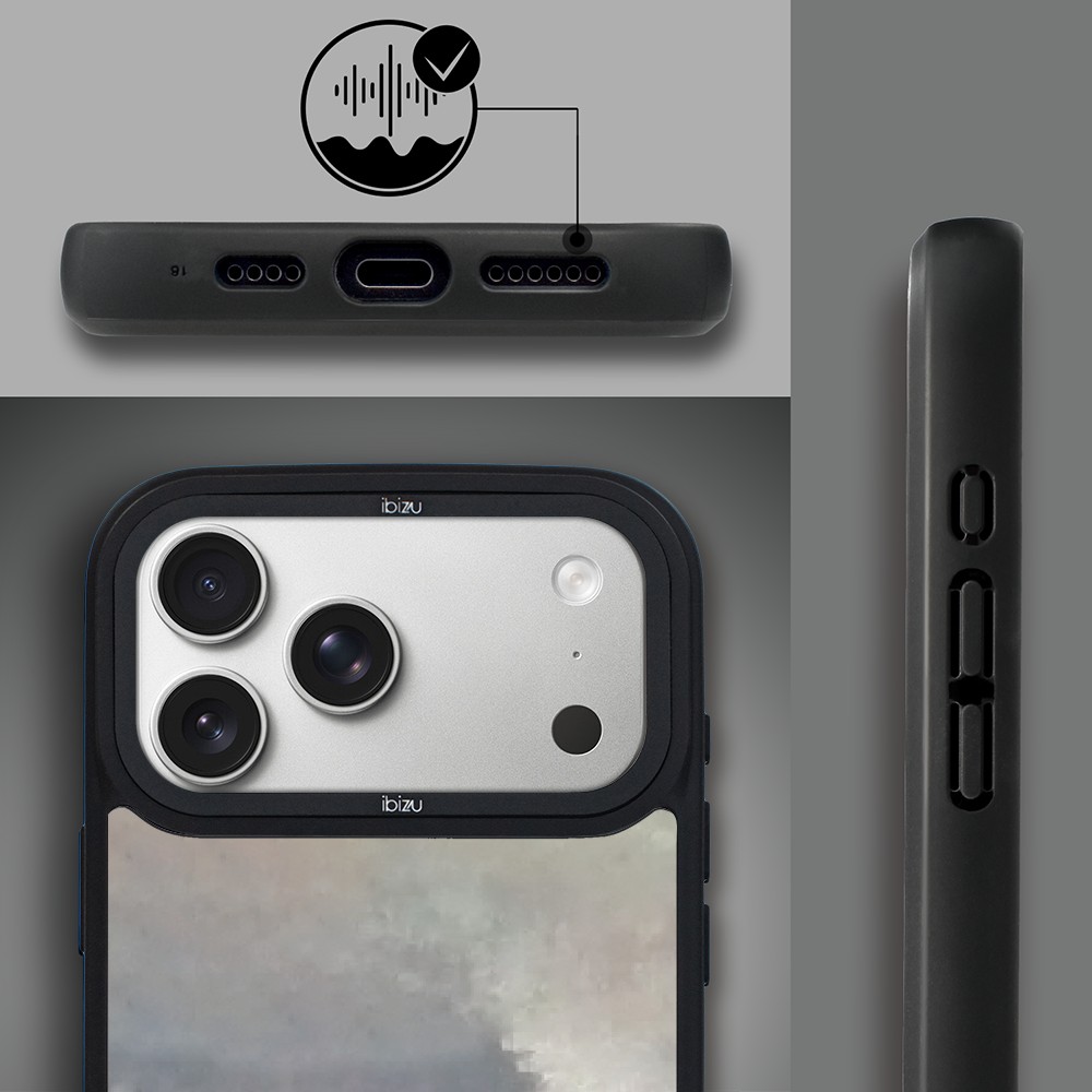 Etui do iPhone 17 Pro IBIZU DropGuard Matt z MagSafe, Rene Magritte, syn człowieczy ip 17 pro-1