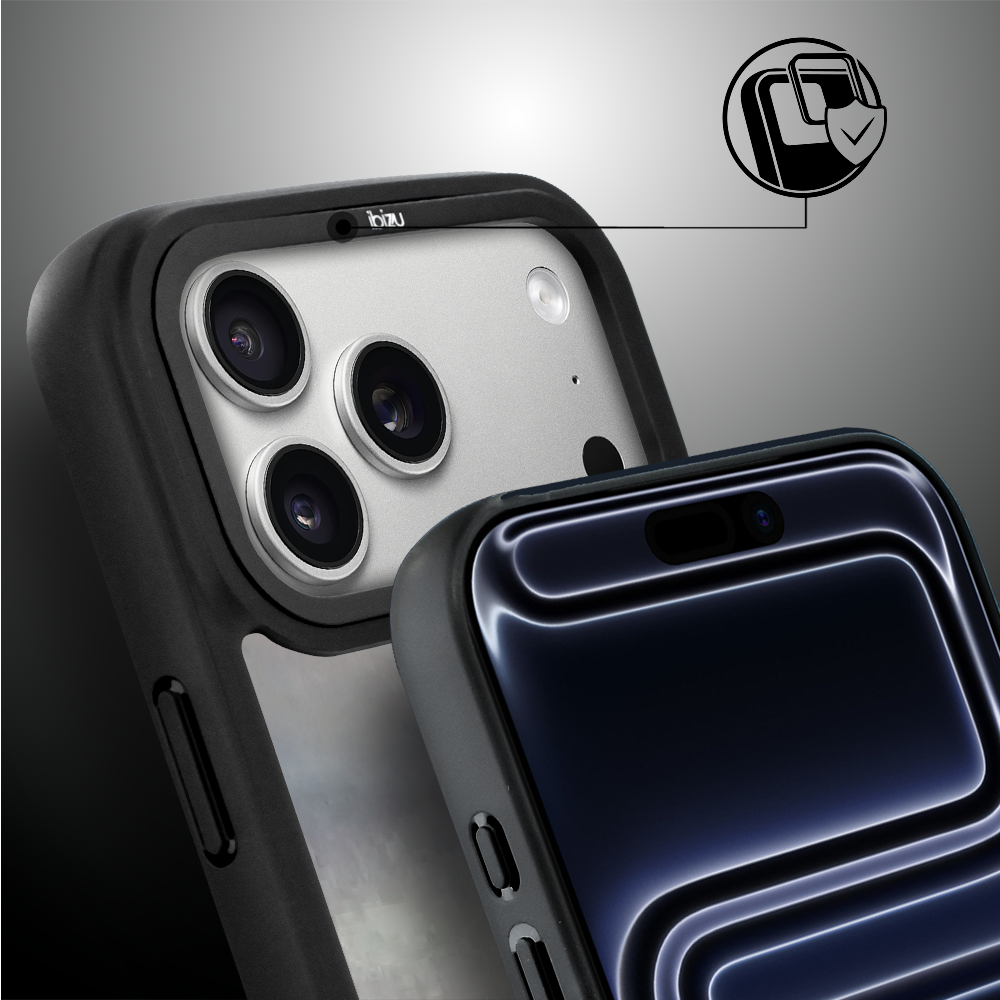 Etui do iPhone 17 Pro IBIZU DropGuard Matt z MagSafe, Rene Magritte, syn człowieczy ip 17 pro-2