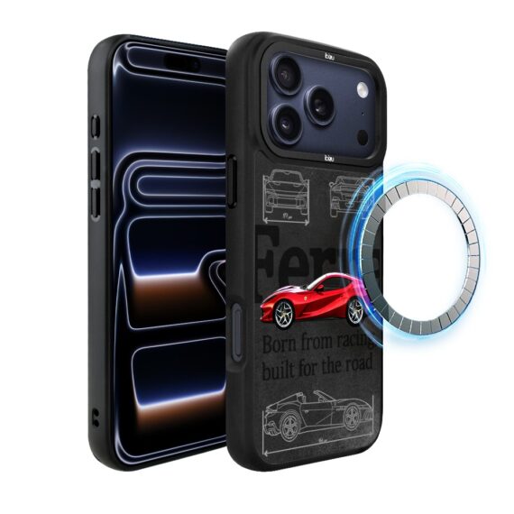 Etui do iPhone 17 Pro IBIZU DropGuard Matt z MagSafe, TechDrive, 812 Superfast ip 17 pro-6