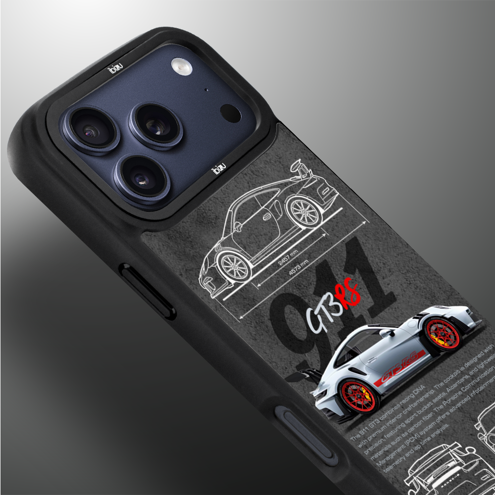 Etui do iPhone 17 Pro IBIZU DropGuard Matt z MagSafe, TechDrive, 911 GT3 RS ip 17 pro-4