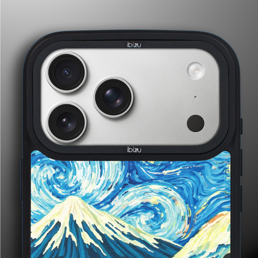 Etui do iPhone 17 Pro IBIZU DropGuard Matt z MagSafe, Van Gogh, Gwieździsta noc ip 17 pro