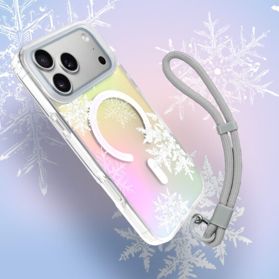 Etui do iPhone 17 Pro, MagSafe Christmas, płatki śniegu, zmieniające kolor 17 PRO I PRO MAX-7