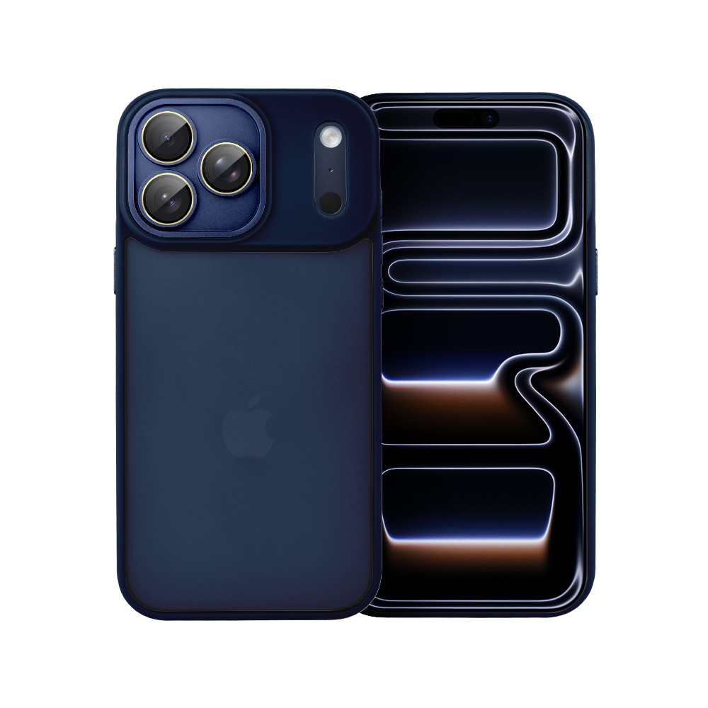 Etui do iPhone 17 Pro Max Color Flush, z osłoną aparatu, granatowe